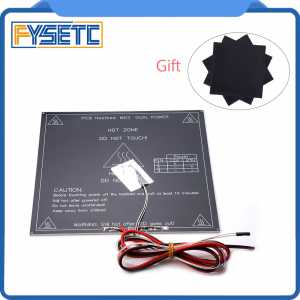 3D Printer PCB MK3 Heatbed +Sticker+ LED + Resistor + Cable + 100K ohm Thermistors Aluminum Heated Bed Diameter Like MK2B