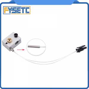 PT100 Temperature Sensor Upgrade Kit Up To 400 Degree Molex Connector + V6 Heater Block Kit 3D Printer Hotend Kit