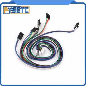 5pcs NAMA17 42 Stepper Motor Cables 1M Compatiable With Mini-Rambo Einsy Rambo Rambo 1.3 1.4 F/ Prusa i3 MK2 MK2S MK3 3D Printer