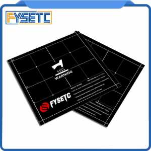 2pcs 3D Printer Heat Hot Bed Sticker Coordinate Printed Surface Build Sheet Plate 220x220mm For Anet A6 A8 Tarantula Ender-3
