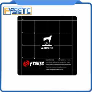 3D Printer Parts Heat Hot Bed Sticker 235x235mm Coordinate Printed Surface Build Sheet For ENDER-3 /3s Tevo Flash