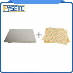 235x235mm Spring Steel Sheet Heat Bed Platform 3D Printer Printing Build Plate + 2pcs PEI Sheet For Ender-3 3D Printer