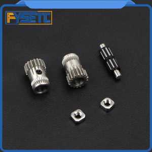 5Sets Cloned Btech Dual Gears DIY Prusa i3 Steel Pulleys Kit Gears Extrusion Wheel For Prusa i3 MK2/MK3 3D Printer Part