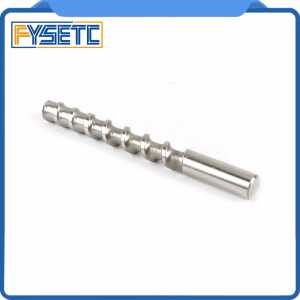 1pc 8x82MM Ceramic Mud Powder Extruder Micro Screw Throat Feed Rod Hardened Steel 304 Stainless Steel Feed Rod 3D Printer Parts