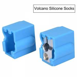 1/2pcs Volcano Silicone Socks Heater Block Cartridge Type Silicone V6 J-head Hotend Bowden/Direct Extruder for 3D Printer parts