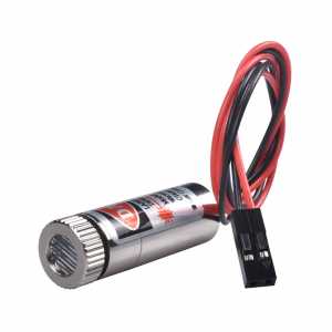 2PCS 5MW red line laser head module 12MM MXD1230 Red point spot size adjustable laser emission head