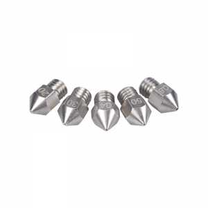 BIQU 10PCS 3D Printer stainless steel Nozzle Mix 0.2/0.3/ 0.4/0.5/0.6/0.8mm MK8 Extruder Print Head For 1.75MM ABS PLA Printer