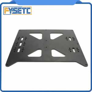 Black Aluminum Y Carriage Anodized Plate Upgrade V2 Prusa i3 V2 Hot Bed Support Plate For Prusa i3 DIY 3D Printer parts