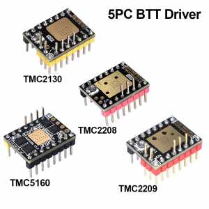 5PCS BIGTREETECH TMC2209 TMC2208 TMC2130 TMC5160 Stepper Motor Driver 3D Printer Parts For SKR V1.4 ramps 1.4 Mini e3 ender 3