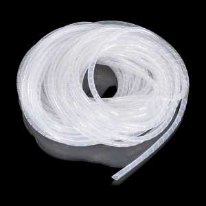 Free shipping diameter 8&6mm 33Ft.(10M) Spiral Cable Wire Wrap Tube PC Manage Cord 10mm Black for 3D printer