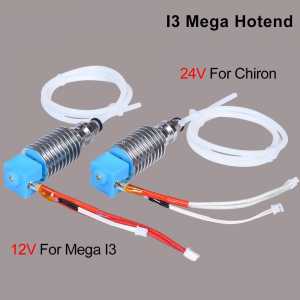 I3 Mega Hotend 12V 24V Bowden Extruder V5 J-head Hotend 3D Printer Parts For Anycubic I3 Mega Mega-S Upgrade Parts vs V6 Hotend