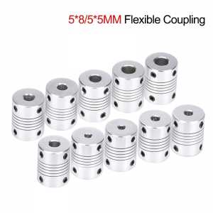 3D Printer Parts Flexible Coupling Coupler /Shaft Couplings 5*5*25/5*8*25 Flexible Shaft Aluminum For T8 Lead Screw Nema17 motor