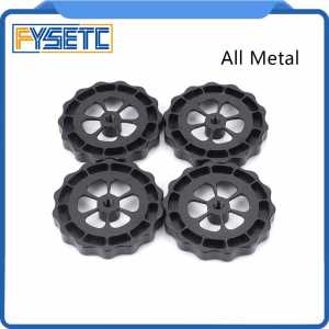 1pc 3D Printer Parts Big Hand Twist Leveling Nut All Metal For TEVO Tornado 3D Printer Ultimate Leveling Knob Leveler M5 thread