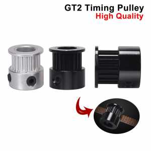 High Quality GT2 Timing Pulley 20 teeth Bore 5mm 8mm Aluminum 2GT Synchronous Wheel 3D Printer Parts For GATES-LL-2GT GT2 belt