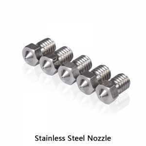 5pcs Bigtreetreetech 3D printer part  V6  Stainless Steel Nozzle 0.25mm/0.4mm/0.8mm  M6 Screw thread for 1.75 or 3.0mm Filament
