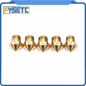 5pcs MK10 Nozzle For Hotend Kit Mk10 Brass Nozzle M7 3D Printer Brass MK10 Nozzle  3D Printer Parts