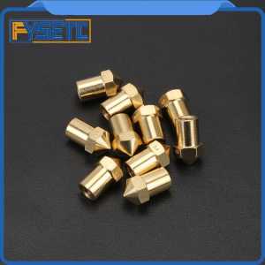 5pcs 3D Printer Accessories Upgrade Copper Nozzles Brass Nozzle 0.4mm For Creatbot 3D Printer Parts 1.75mm Filament