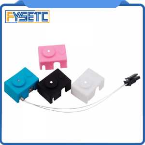 PT100 Temperature Sensor Upgrade Kit + V6 Heater Block With Silicone Sock Kit 3D Printer Hotend Kit