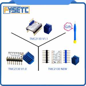 4pcs 2130 New /TMC 2130 V1.1 Stepstick Stepper Motor Driver SPI With Heat Sink Ultra-silent Excellent Replace TMC2130 V1.0