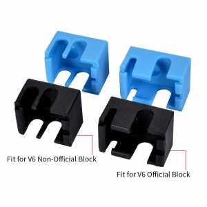 Bigtreetech V6 Silicone Socks Support V6 Original Block for J-head 1.75/3.0mm Bowden& direct Extruder RepRap 3D printer parts