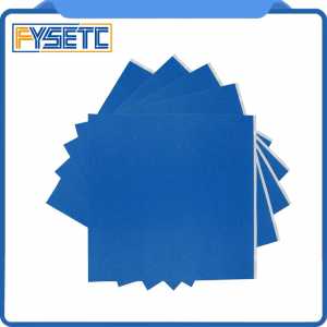 2pcs 3D Printer Heating Bed Blue High temperature Tape 220*220mm with Rubber Adhesive Material Paper for Wanhao i3 Anet A8 A6