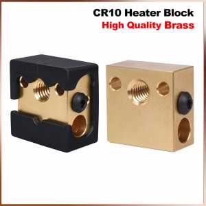 High Quality CR10 Heater Block Brass MK8 Silicone Sock Swiss Cr10 Hotend Heat Block For Ender 3 Mk7/Mk8/Mk9 J-Head Extruder