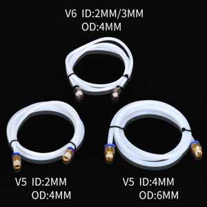1M 3D Printer PTFE Tube with PC4-01 Fittings for Long-distance  RepR 3D Printer J-head Hotend for 1.75mm 3D Bowden Extruder