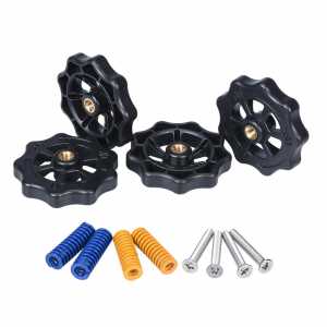 3D Printer Parts Heated Bed Spring Leveling Kit Adjustment Nut+Springs+ Screw Heatbed Kit For CR-10 Ender 3 MK3 hotbed