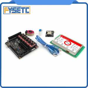 FYSETC F6 V1.3 ALL-in-one Mainboard + 6pcs A4988 Red Stepper Motor Driver + 4.3