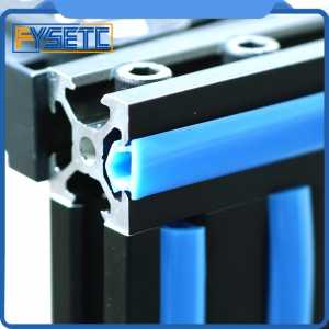 5meter 6mm Flat Seal 2020 Aluminum Profile Slot Cover / Panel Holder Black/orange/Blue Random For CNC CR-10 Machine DIY Part