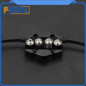 3pcs 3D Printer Parts Black Kossel Delta Mini Slide Effector Updaded All Metal M3 Tackle Mini Carriage Pulley Slider