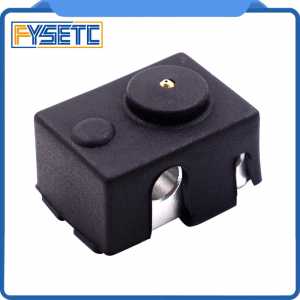 4pcs Updating PT100 Block Silicone Black Sock Kit For DIY V6 Hotend Prusa Ultimaker 3D Printer Heated Block Fast Shipping