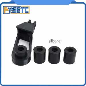 Silicone Solid Spacer With Y axis Wire Retrain CR-10 Solid Bed Mount Strain Relief Bracket For CR-10/CR10S/CR-X Ender-3