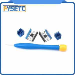 2pcs TMC2208 v1.2 Stepping Motor Mute Driver Stepstick Power Tube Built-in Driver Current 1.4A Peak Current 2A  Replace TMC2100
