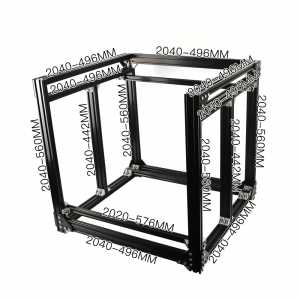 BLV mgn Cube 3D Printer Aluminum Extrusion Frame Full Kit Nuts Screw Bracket Corner For DIY CR10 Z height 365mm