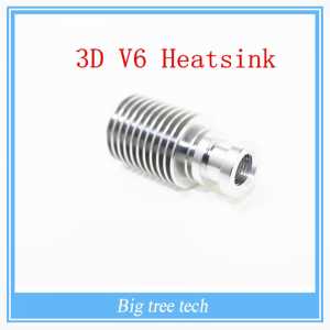 Aluminium V6 Heatsink long distance for 1.75mm and 3.0mm 3D V6 J-head Wade Extruder 3D Printer Accessories