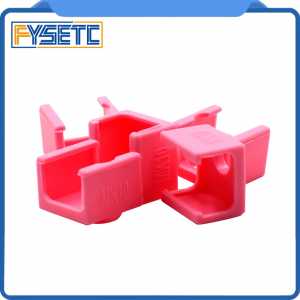 5pcs MK10 Pink Silicone Sock instead Ceramic Insulation For Wanhao i3 QIDI TECH  SILICONE HEATER BLOCK COVER
