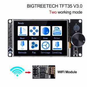 BIGTREETECH TFT35 V3.0 Touch Screen 12864LCD Wifi 3D Printer Parts vs MKS TFT35 For SKR V1.4 Turbo SKR V1.3 CR10 Ender 3 Upgrade