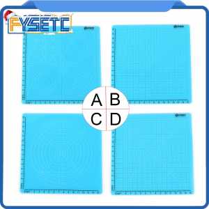 Blue Multi-Purpose 3D Design Silicone Mat Basic Template Child Gift + 10M PLA Filament 1.75mm For 3D Printer Pens