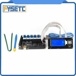 FYSETC F6 V1.3 Board + MINI12864 LCD Display Screen mini 12864 Smart Display + 6pcs Special TMC2208 V1.2 For UART VS SKR V1.3