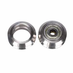 3D Printer penbuilds V-type wheel with or without 625ZZ Bearings Stainless steel Metal Double V Pulley Gear Aluminum extrusion