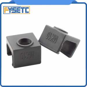 1PC MK10 Silicone Sock Black instead Ceramic Insulation For Wanhao i3 QIDI TECH  SILICONE HEATER BLOCK COVER