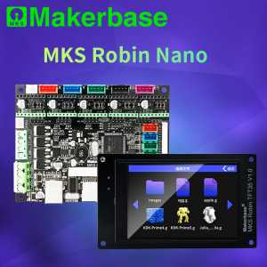 Makerbase MKS Robin Nano V1.2 32Bit Control Board 3D Printer parts support Marlin2.0  3.5 tft touch screen preview Gcode
