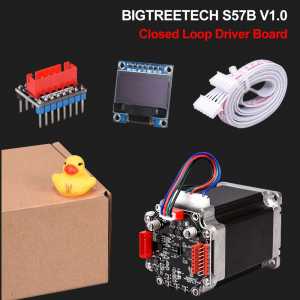 BIGTREETECH BTT S57B V1.0 Closed Loop Driver Control Board 57 Stepper Motor OLED 3D Printer Parts For SKR V1.4 Ender3 VS S42B