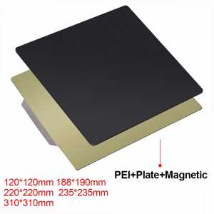 3D Printer Parts Removal Spring Steel Sheet PEI Flex Magnetic Sticker 220x220 235x235 310x310mm for ender 3 CR10 Heat bed