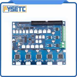 Cloned Duex5 DueX Expansion Board With TMC2660 Support For Thermocouple Or PT100 Daughter Boards For 3D Printer And CNC Machine