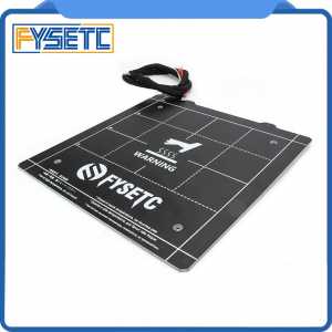 3D Printer Parts 235x235mm Magnetic Heatbed 24V 3mm Thick Wiring Thermistor Kit With Magnet For ENDER-3 /3s Tevo Flash