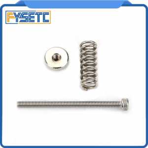 10pcs M3 Thread Screws Nuts 45mm Leveling Spring Knob Part Components Hexagon Hex Stainless Steel 3D Printer Parts