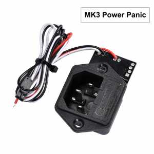 3D Printer Parts i3 MK3 Power Panic V 0.4 High Voltage With 10A 250V Fuse Switch and The Connected Cable For Printer Mk3