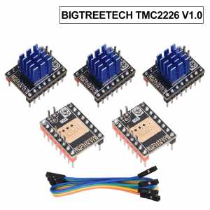 BIGTREETECH TMC2226 V1.0 Stepper Motor Driver UART 2.8A 3D Printer Parts TMC2209 TMC2130 For SKR V1.3 V1. 4 Turbo CR10 Ender 3